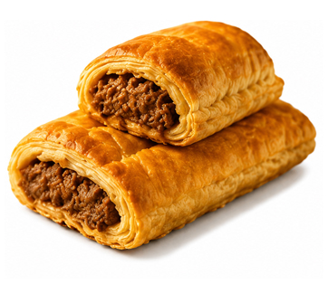 Savory Seasoned Beef Sausage Rolls