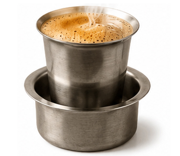 Traditional South Indian Filter Coffee