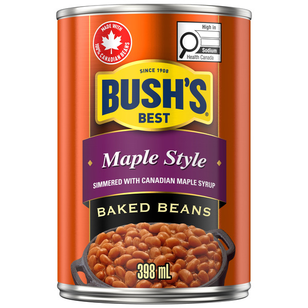 Bush's Best Maple Style, Baked Beans 398 ml