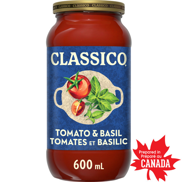 Classico Tomato &amp; Basil Pasta Sauce 600 ml