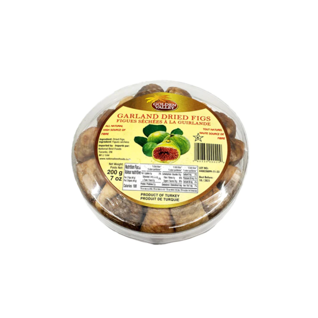 Golden Valley Dried Turkish Figs Garland 200g