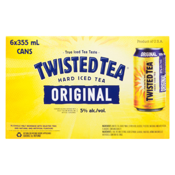Twisted Tea Original Alcoholic Drink 355 ml • 6 x 355 ml
