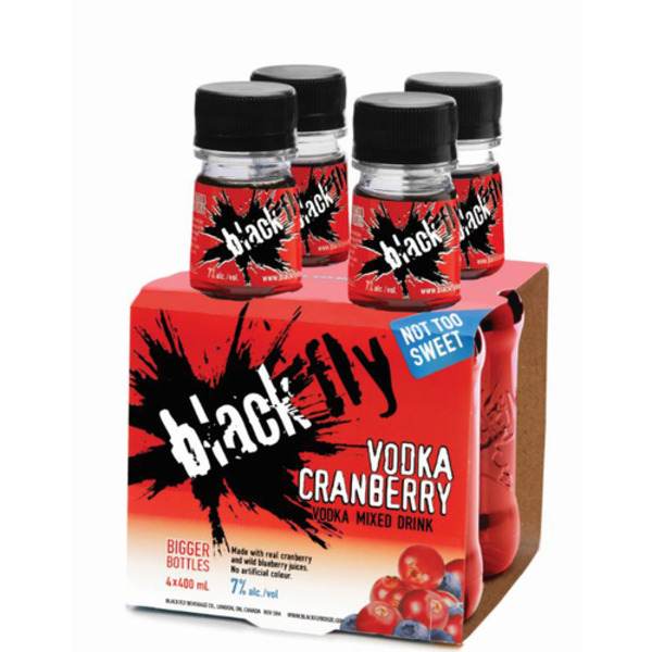 Black Fly Cranberry Vodka 400 ml • 4 x 400 ml