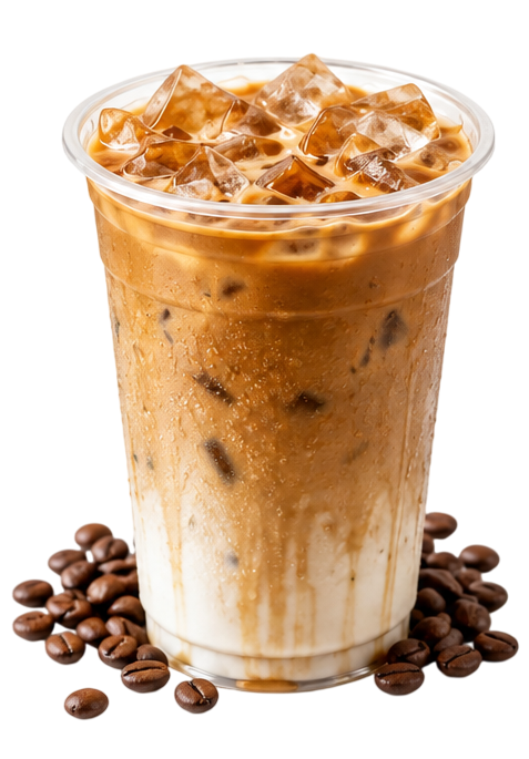 Chilled Iced Coffee Latte