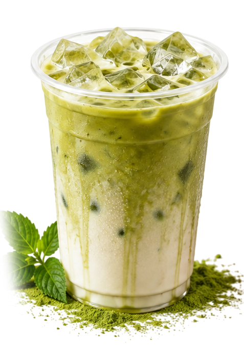 Iced Matcha Green Tea Latte